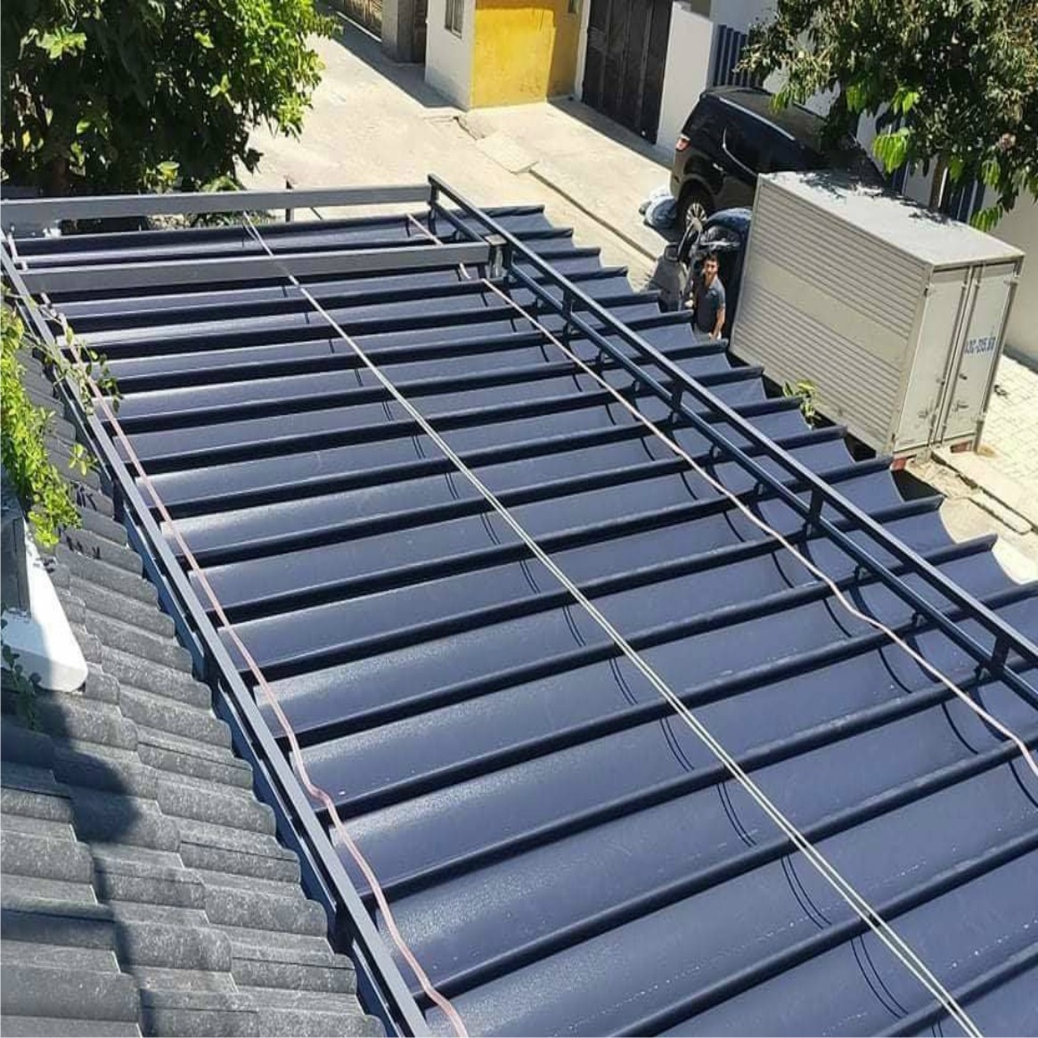 Mái che hồ bơi đẹp - mái xếp. TPHCM. Bình Dương