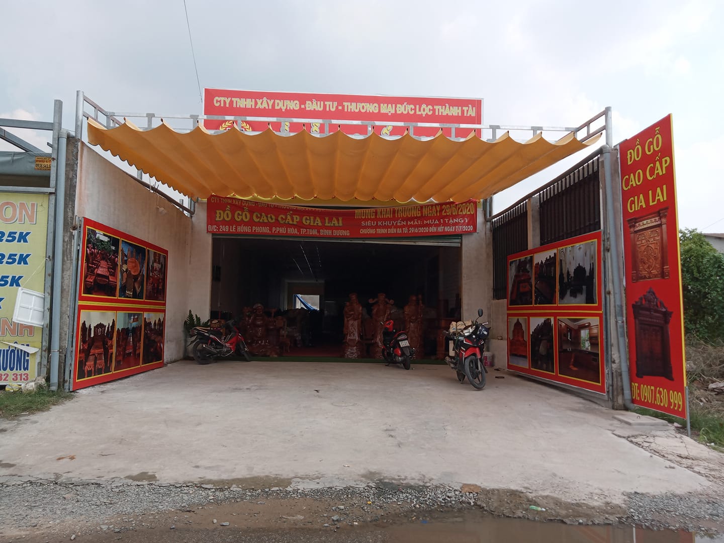 Mái Hiên, Mái Che Đạ Tẻh - Mái Bạt Xếp Đạ Huoai - Mái Bạt Che Xã Cát Tiên. Lâm Đồng